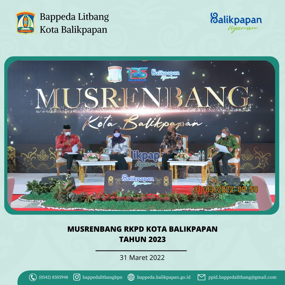 MUSRENBANG RKPD Kota Balikpapan Tahun 2023