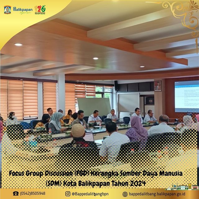  Focus Group Discussion (FGD) Sumber Daya Manusia (SDM) Kota Balikpapan Tahun 2024 